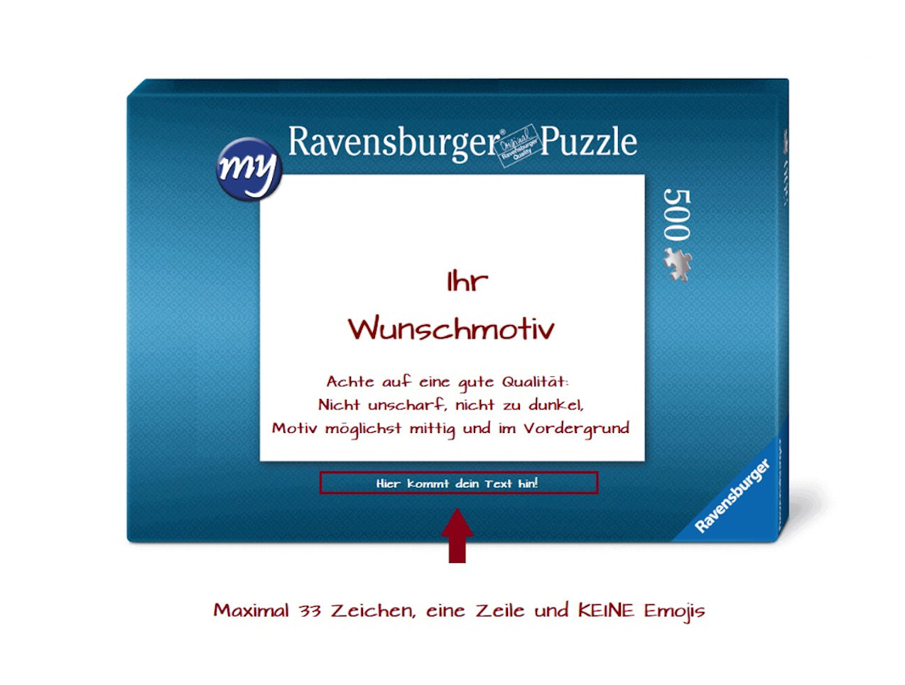 Original Ravensburger Puzzle personalisiert